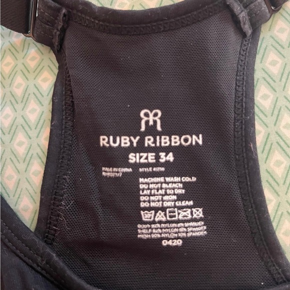 Ruby Ribbon size 34 black Tank Top - Picture 2 of 2